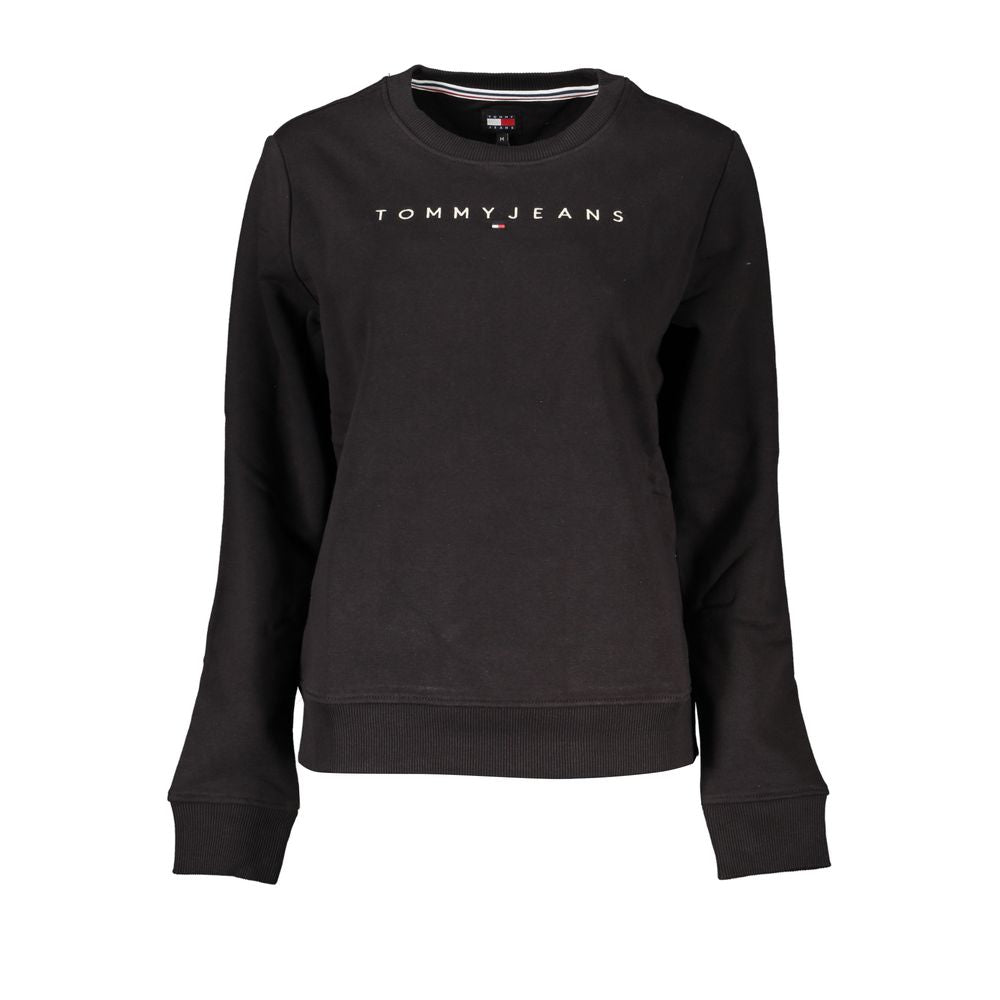 Tommy Hilfiger – Schwarzer Baumwollpullover für Damen