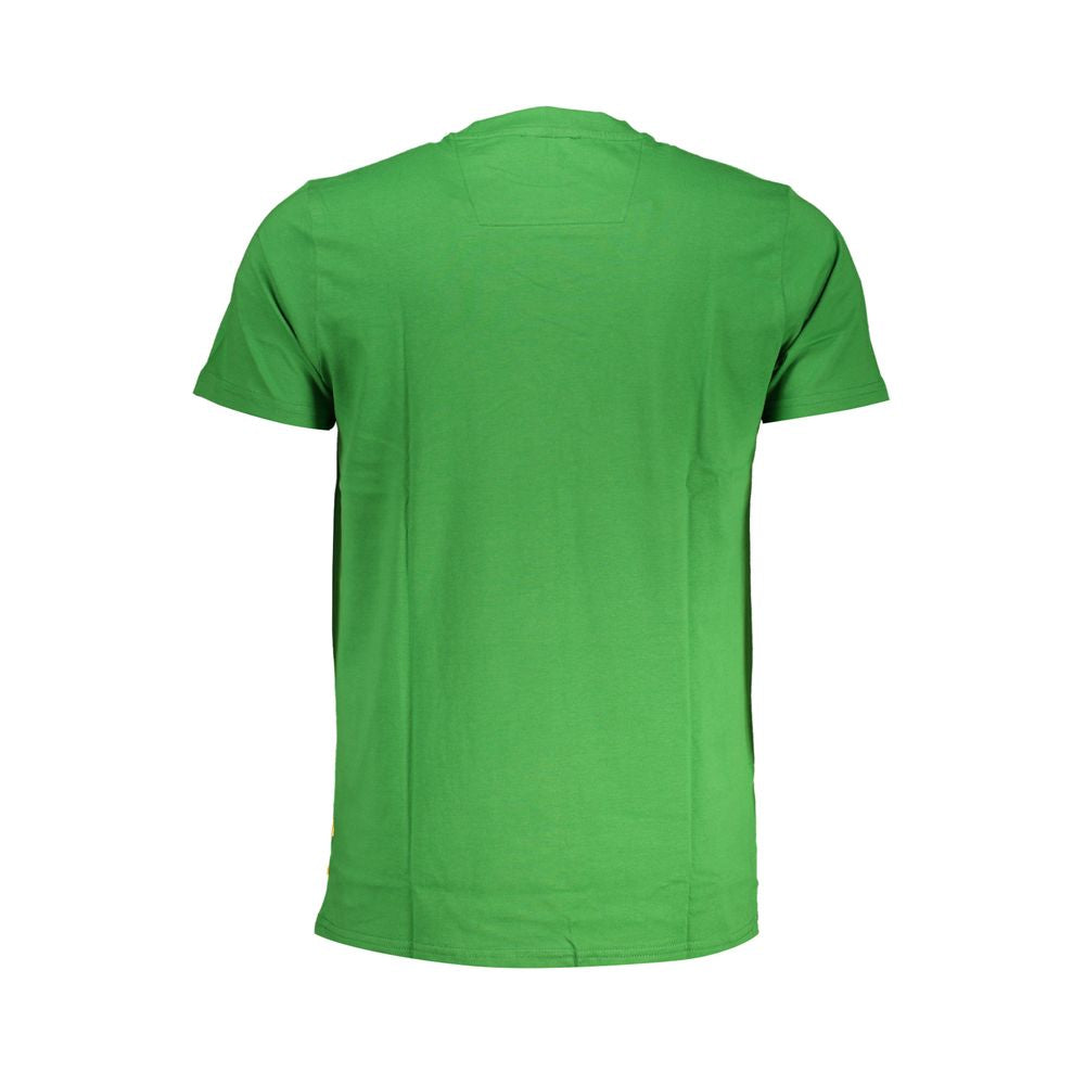 Cavalli Class Green Cotton T-Shirt