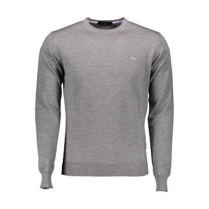 Harmont &amp; Blaine Grauer Wollpullover für Herren