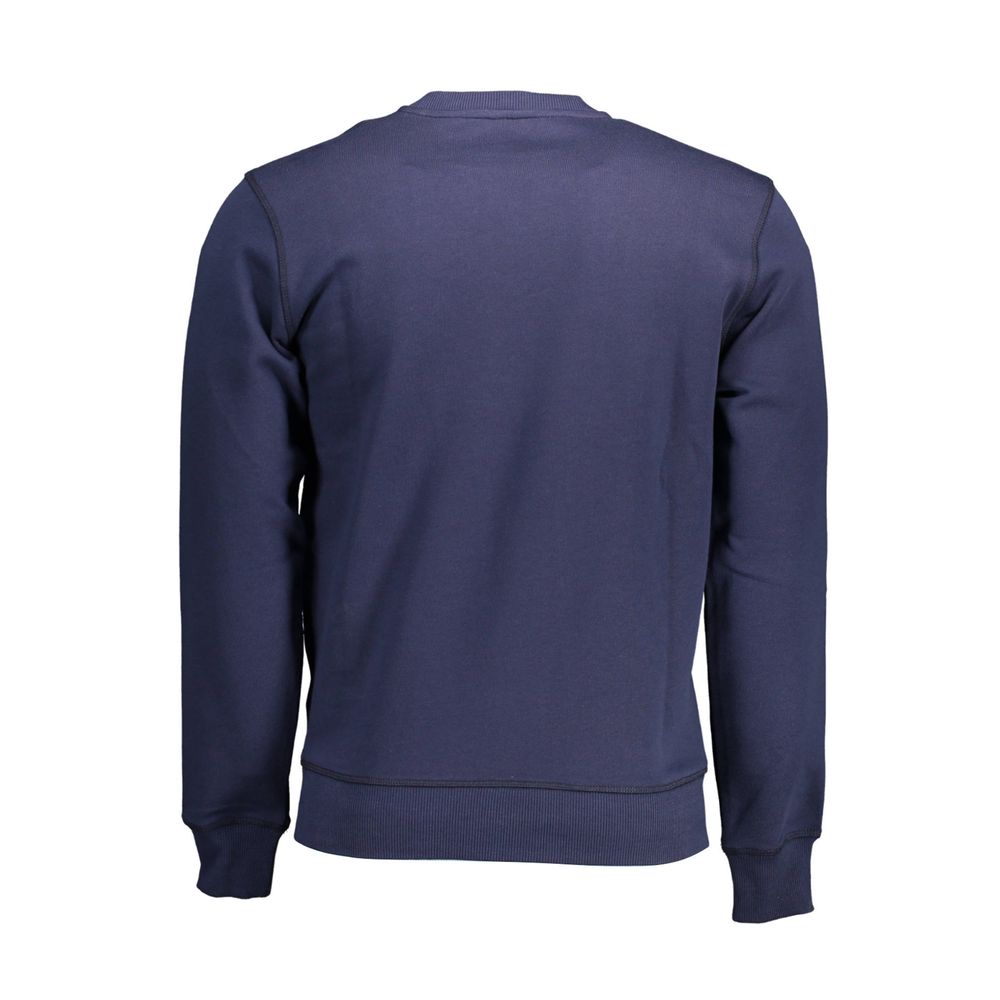 North Sails Blue Cotton Men Sweater