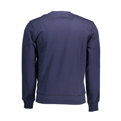 North Sails Blue Cotton Men Sweater