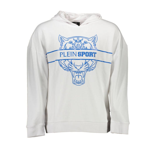 Plein Sport White Cotton Men Sweater