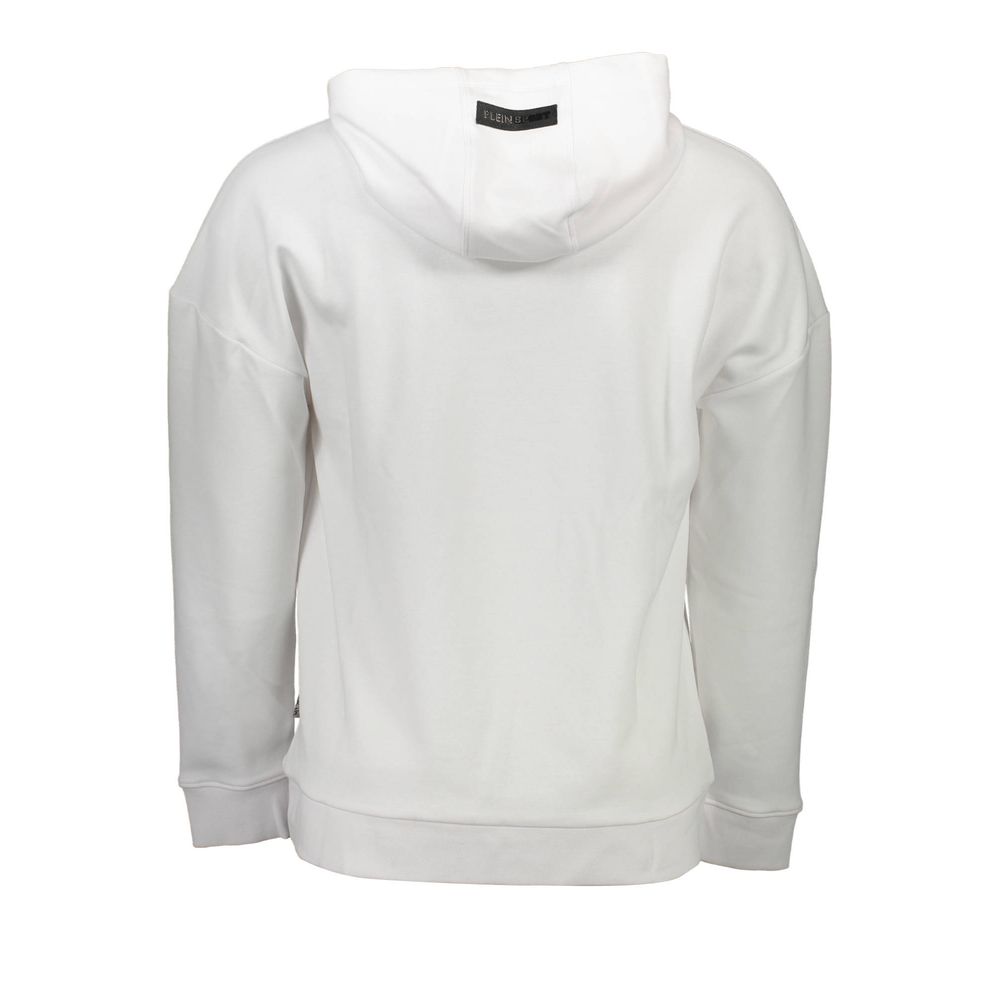 Plein Sport White Cotton Men Sweater