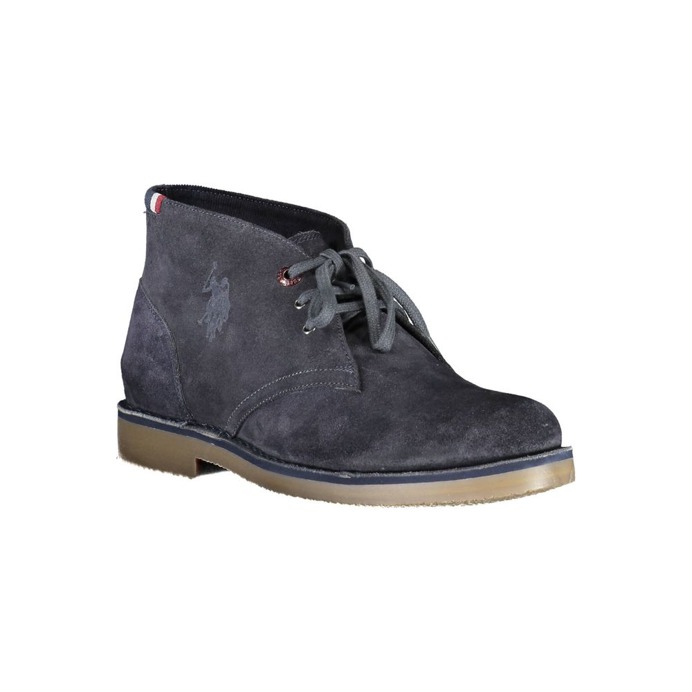 US POLO ASSN. Herren Stiefelette aus blauem Leder