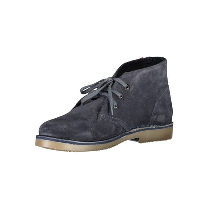 US POLO ASSN. Herren Stiefelette aus blauem Leder