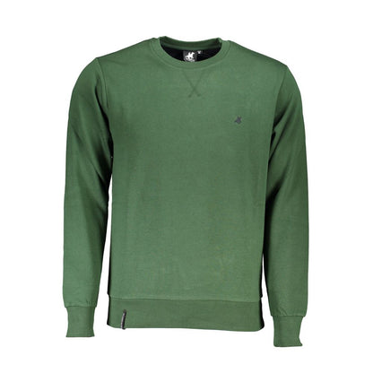 Grüner Baumwollpullover US Grand Polo