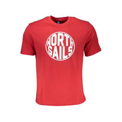 North Sails Red Cotton T-Shirt