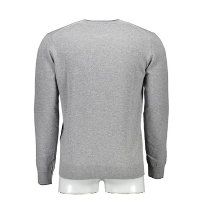 Harmont &amp; Blaine Grauer Wollpullover für Herren