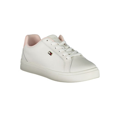 Tommy Hilfiger White Polyester Sneaker