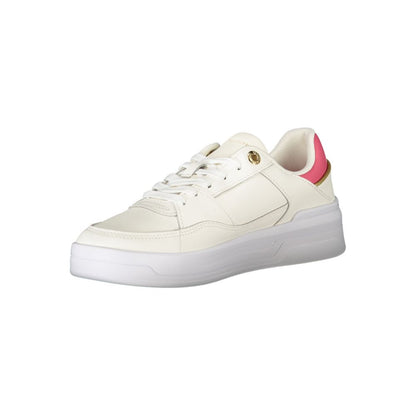 Tommy Hilfiger White Polyethylene Women Sneaker