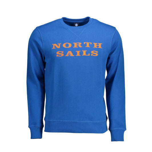 North Sails Blauer Baumwollpullover für Herren