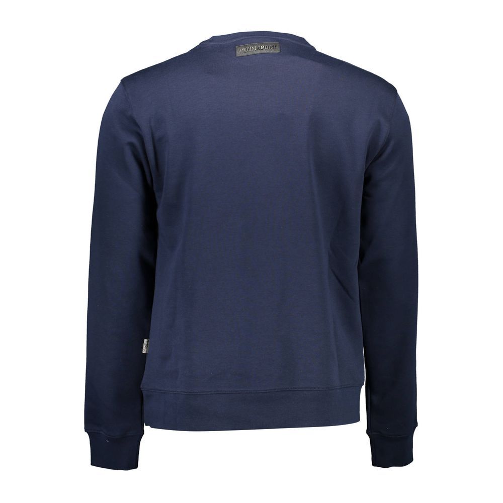 Plein Sport Blauer Baumwollpullover für Herren