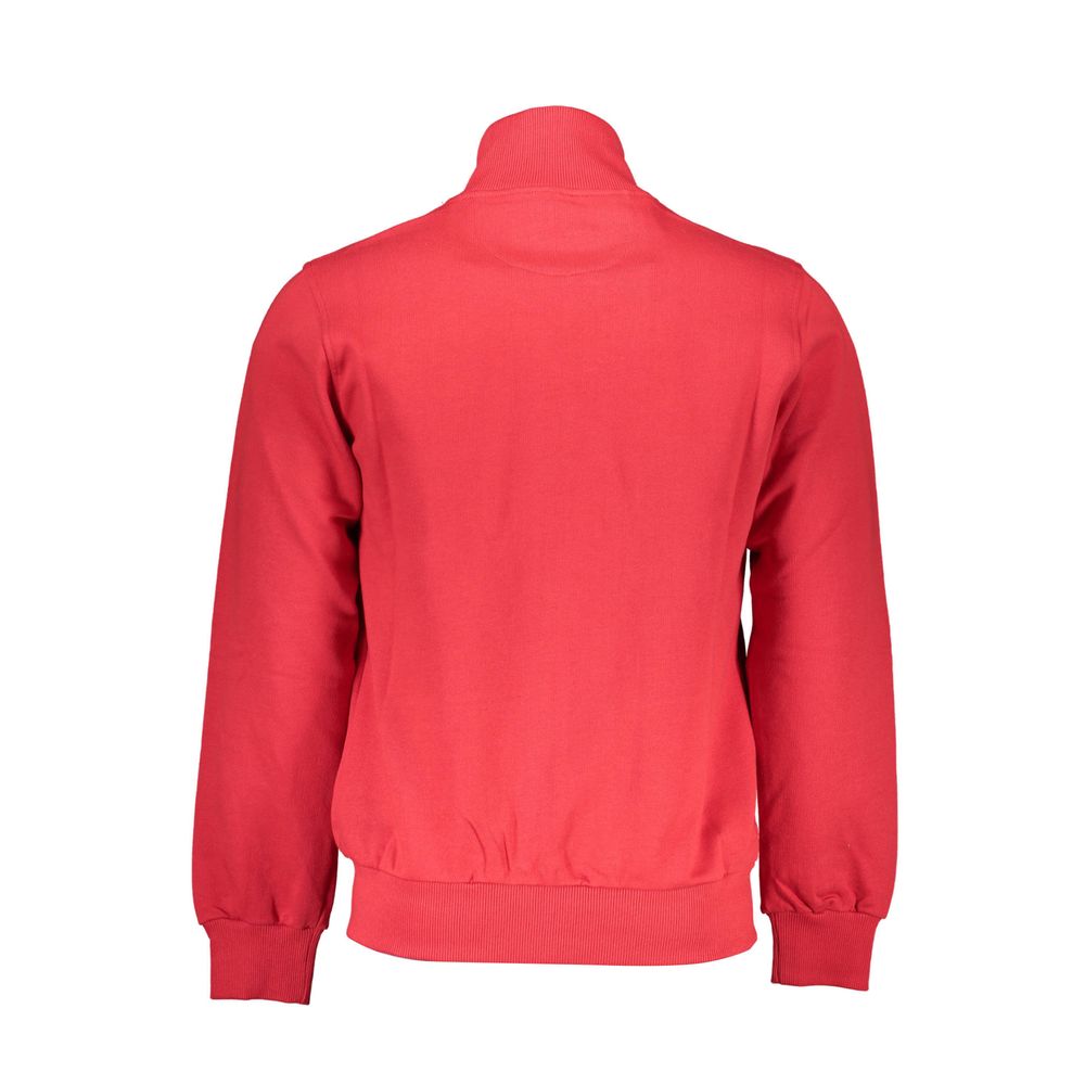 La Martina Red Cotton Men Sweater