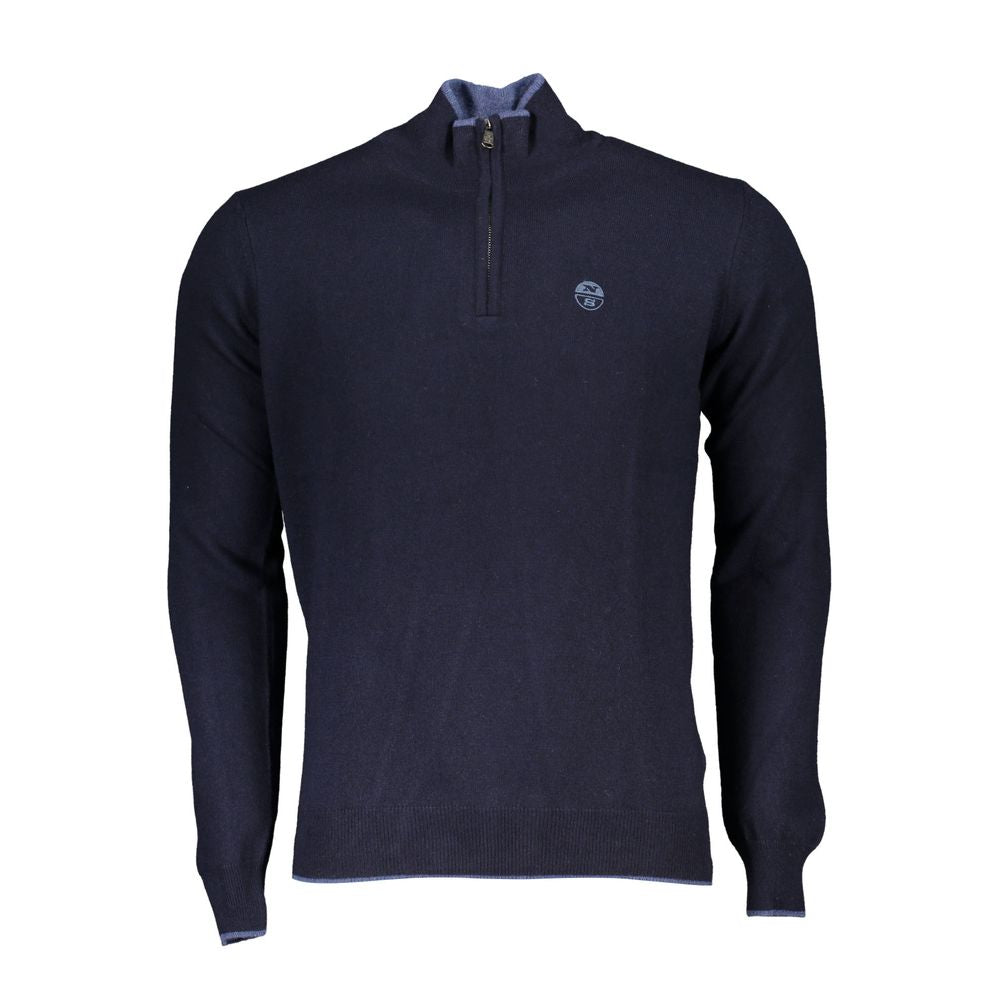 North Sails Blue Polyamide Men Sweater