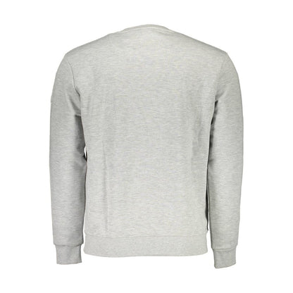 North Sails Gray Cotton Men Sweater