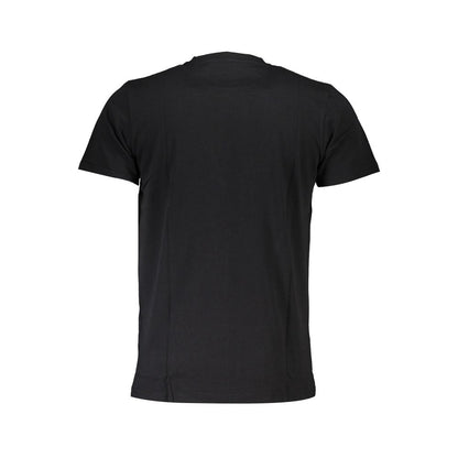 Schwarzes Baumwoll-T-Shirt „Cavalli Class“