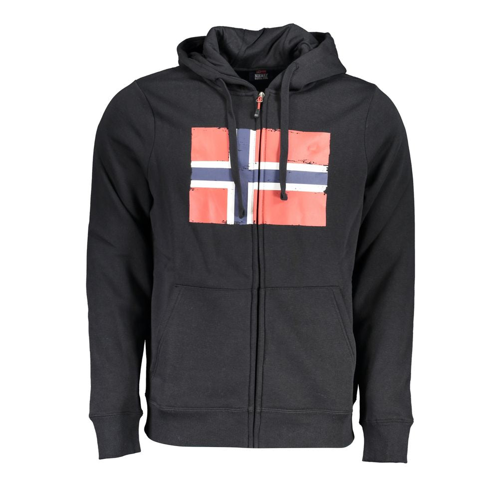 Norwegen 1963 Schwarzer Baumwollpullover