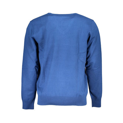 Blauer Nylonpullover US Grand Polo