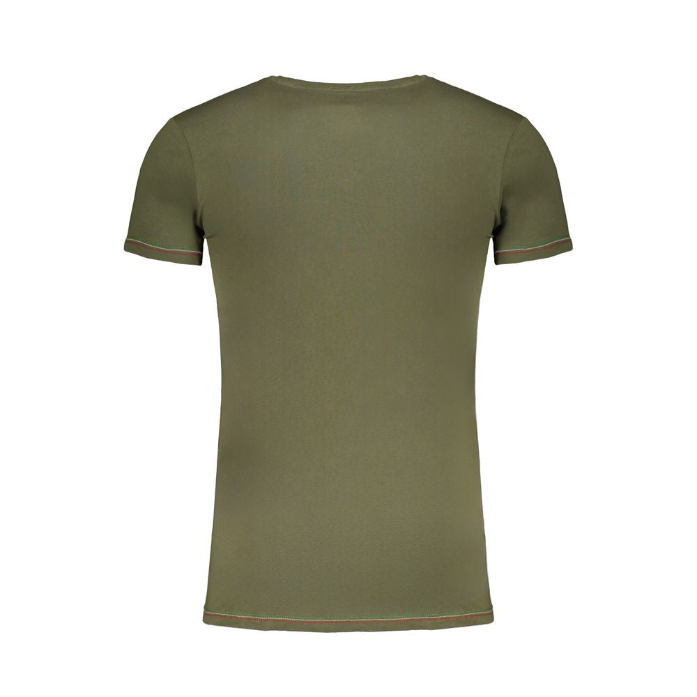 Aeronautica Militare Green Cotton T-Shirt