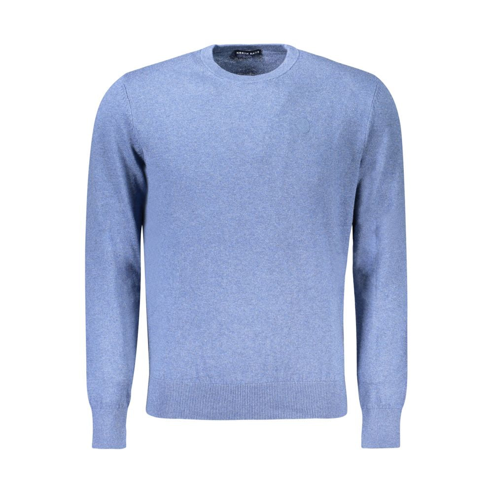 North Sails Blue Cotton Men Sweater