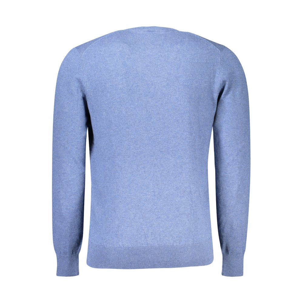 North Sails Blue Cotton Men Sweater