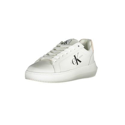 Calvin Klein White Leather Women Sneaker