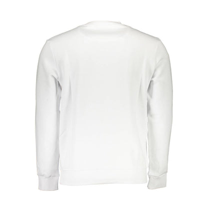 North Sails White Cotton Men Sweater