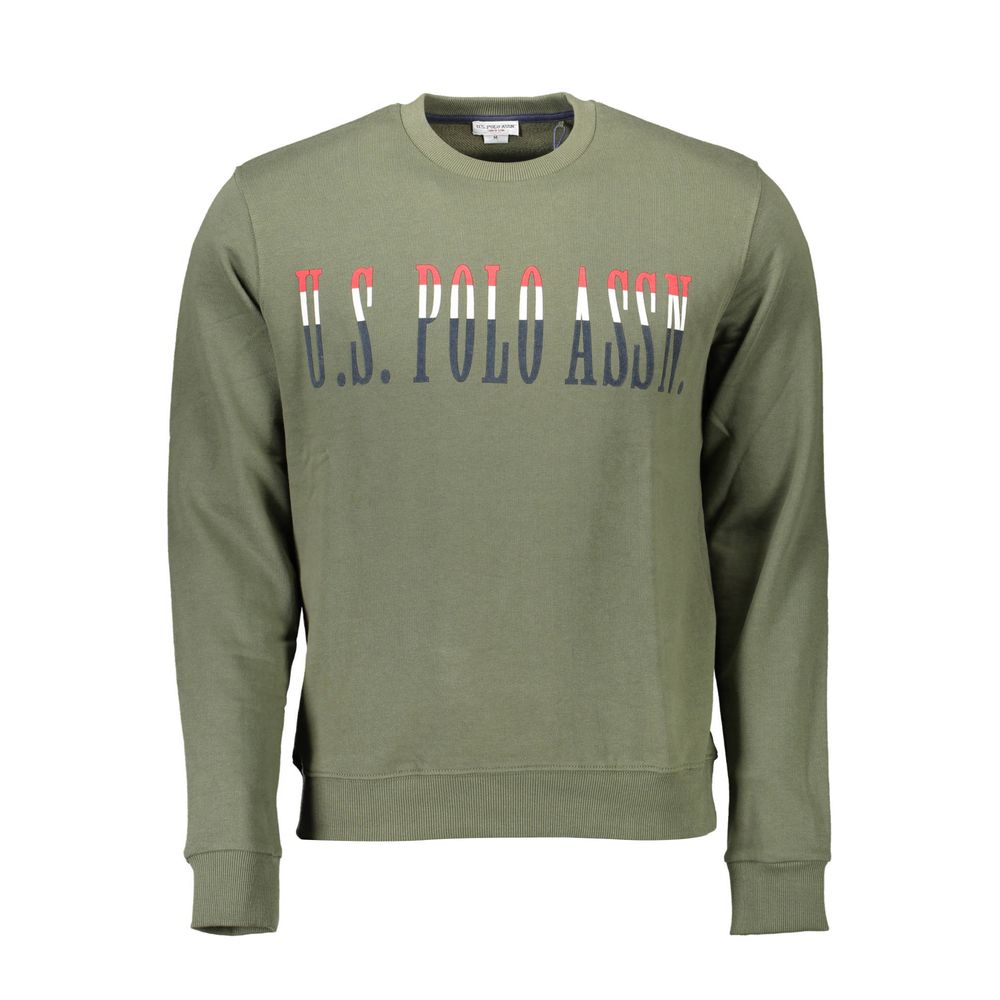 U.S. POLO ASSN. Green Cotton Men Sweater