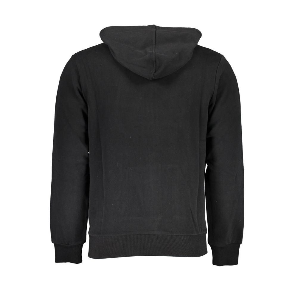 La Martina Black Cotton Men Sweater