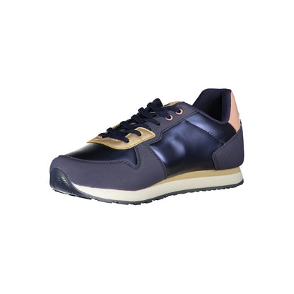 US POLO ASSN. Blauer Polyester-Sneaker