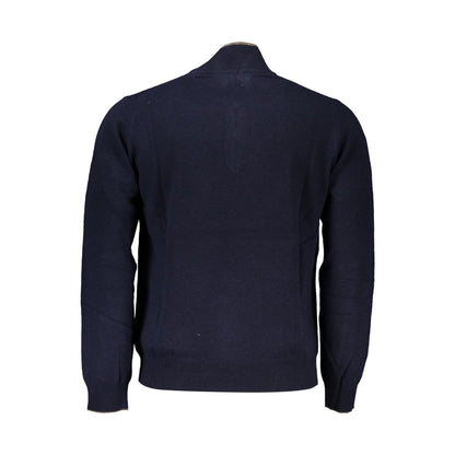 Harmont &amp; Blaine Eleganter Pullover mit halbem Reißverschluss und Kontrastdetails