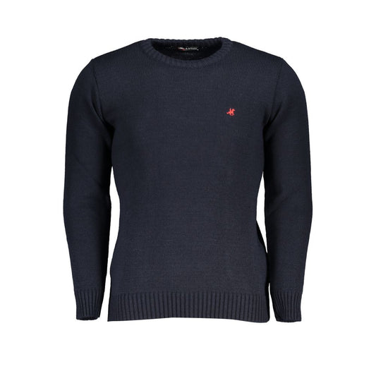 US Grand Polo Blauer Pullover aus Acryl