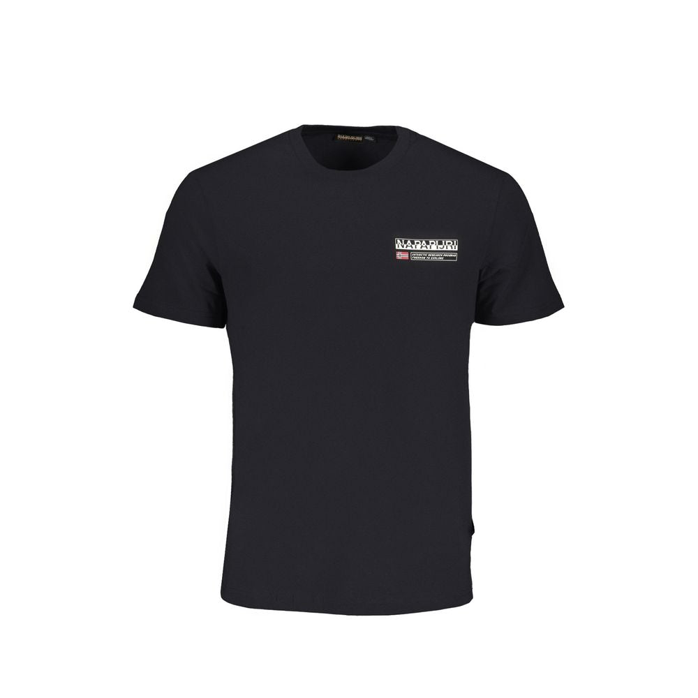 Napapijri Black Cotton T-Shirt