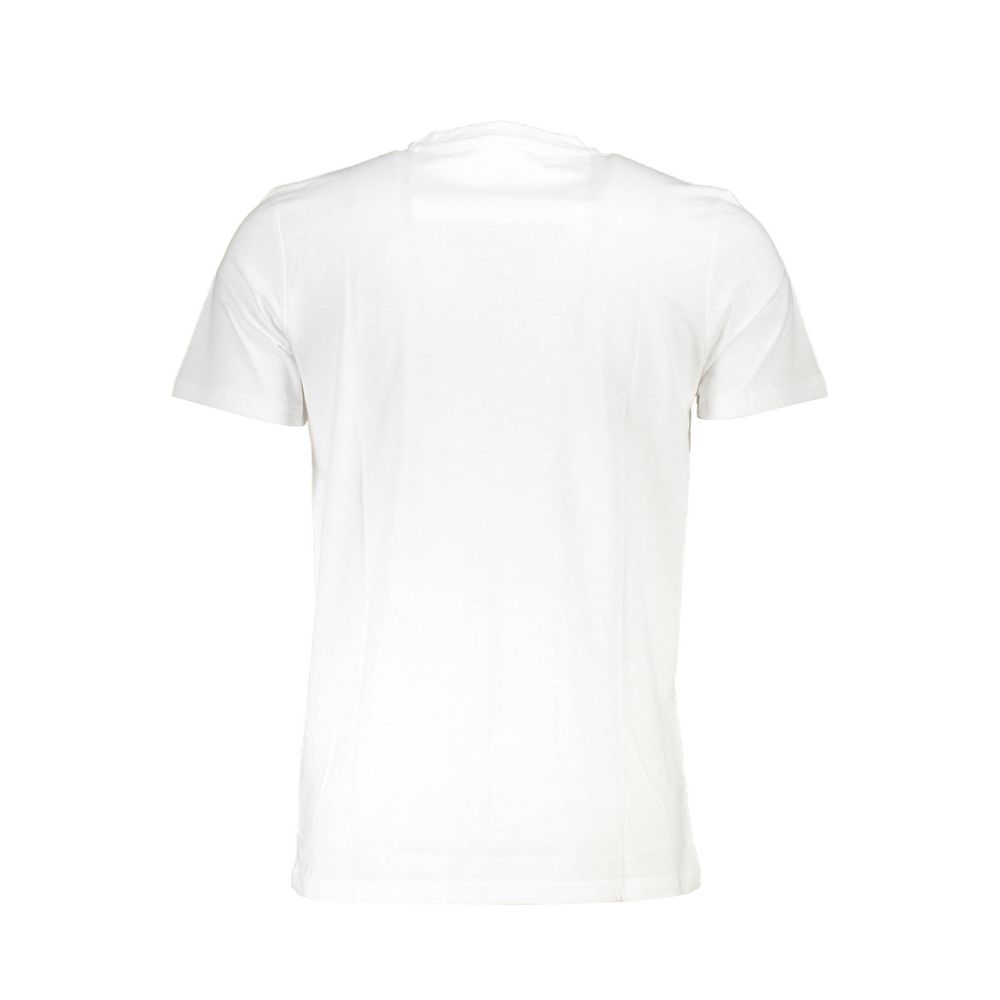 Weißes Baumwoll-T-Shirt „Cavalli Class“