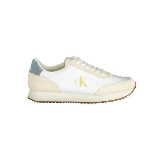 Calvin Klein White Polyester Men Sneaker