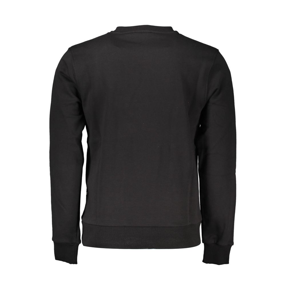 Cavalli Class Black Cotton Men Sweater