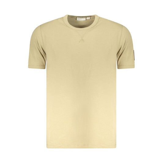 Calvin Klein Green Cotton Men T-Shirt