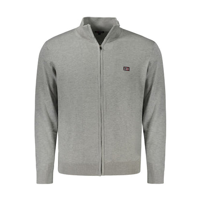 Norway 1963 Gray Polyamide Mens Cardigan