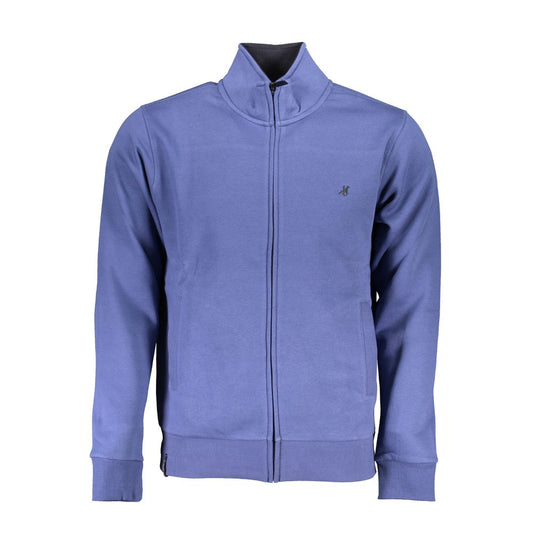 Blauer Baumwollpullover US Grand Polo