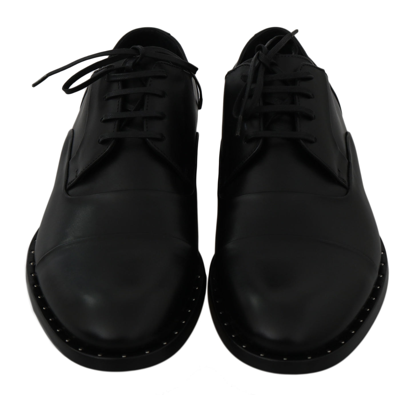 Chaussures derby en cuir noires