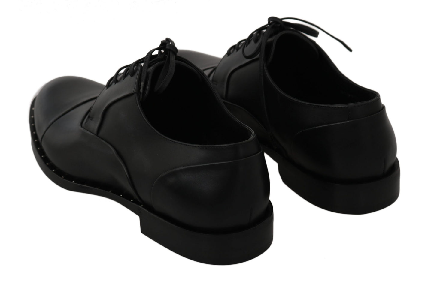 Chaussures derby en cuir noires