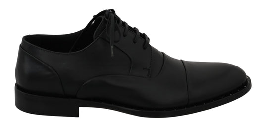 Scarpe formali derby in pelle nera