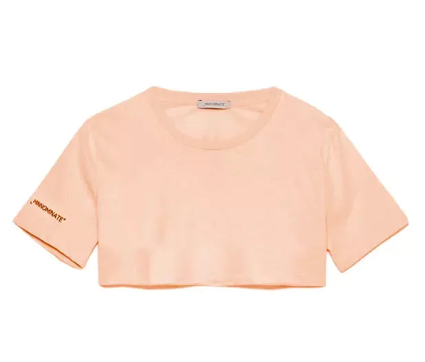 Top e maglietta in cotone rosa